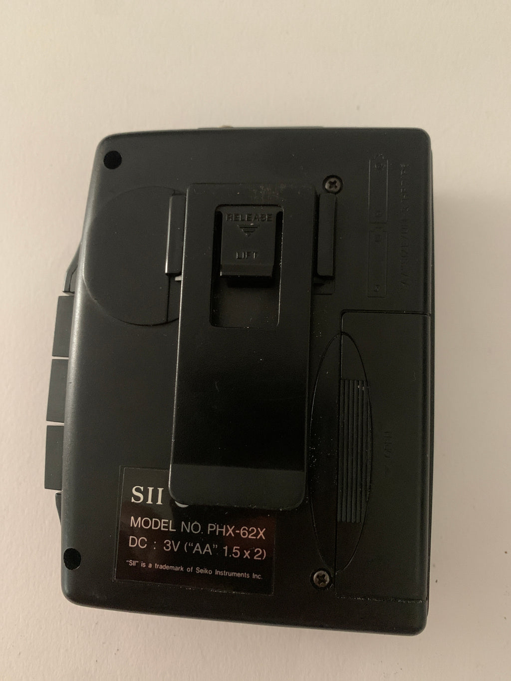 Lettore cassette portatile Seiko Instruments Inc. SII PHX-62X