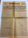 GIORNALE ORIGINALE 4 Giugno 1946 Il Momento - REFERENDUM REPUBBLICA MONARCHIA Rarità