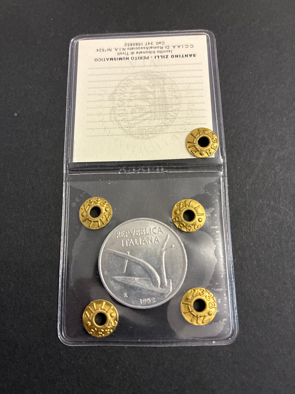 10 Lire Spiga dell'52 Periziata  Fior di Conio FDC