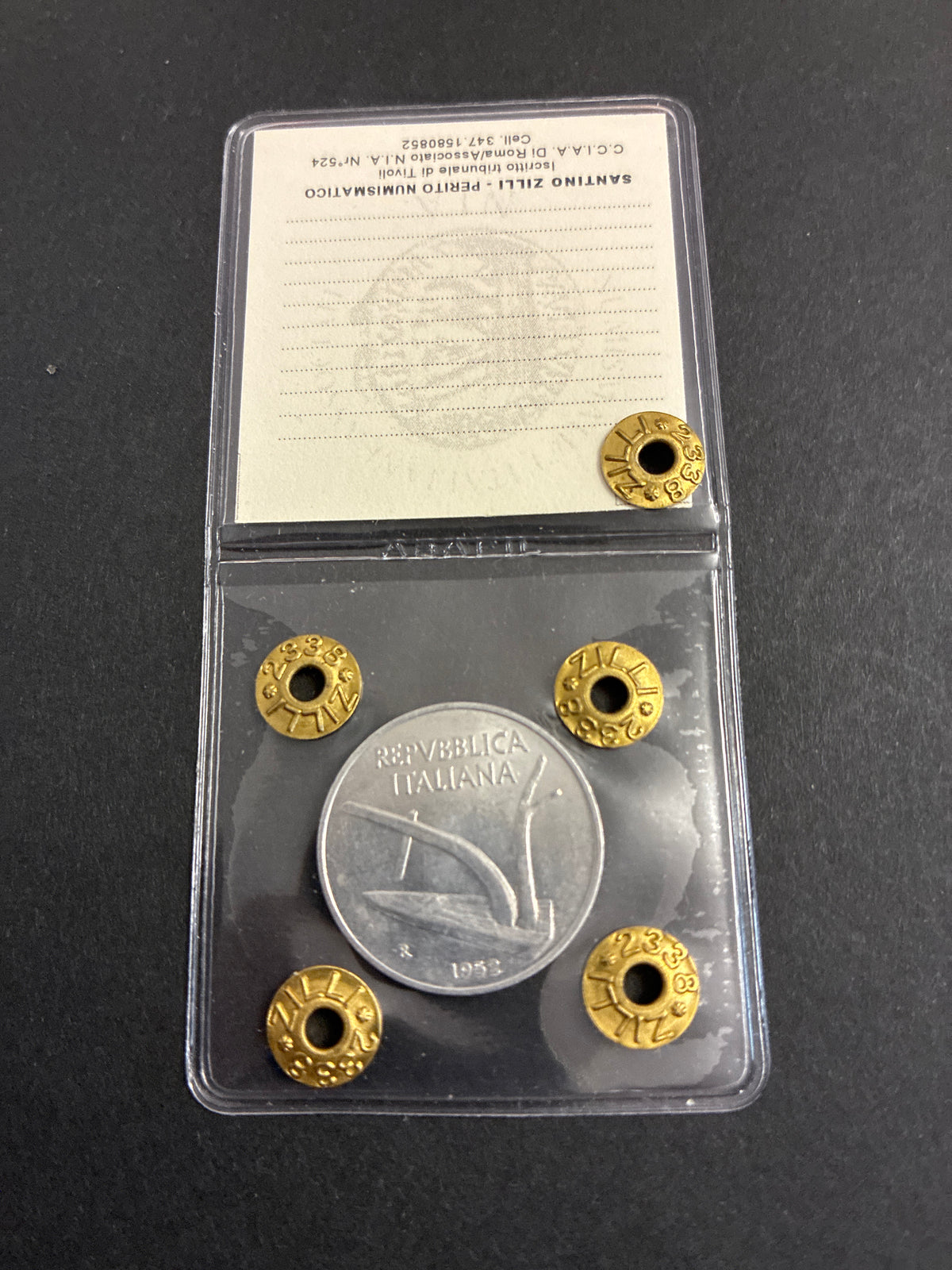 10 Lire Spiga dell'52 Periziata  Fior di Conio FDC