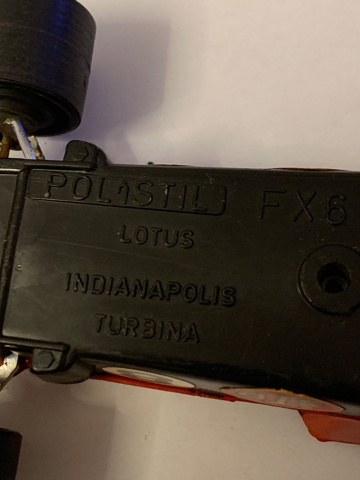 Polistil FX6 - Lotus Indianapolis Turbina STP #8 Graham Hill (Scala 1/25, Made in Italy)