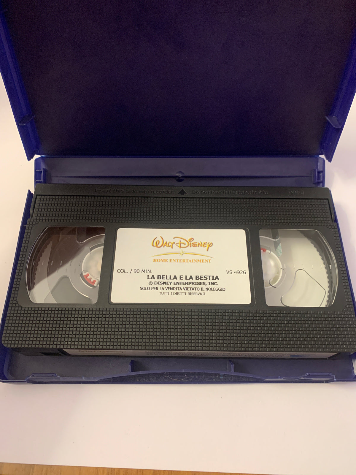 Lotto 2 VHS Walt Disney - La Bella e la Bestia (Edizione Speciale) + La Bella e la Bestia - Un Magico Natale