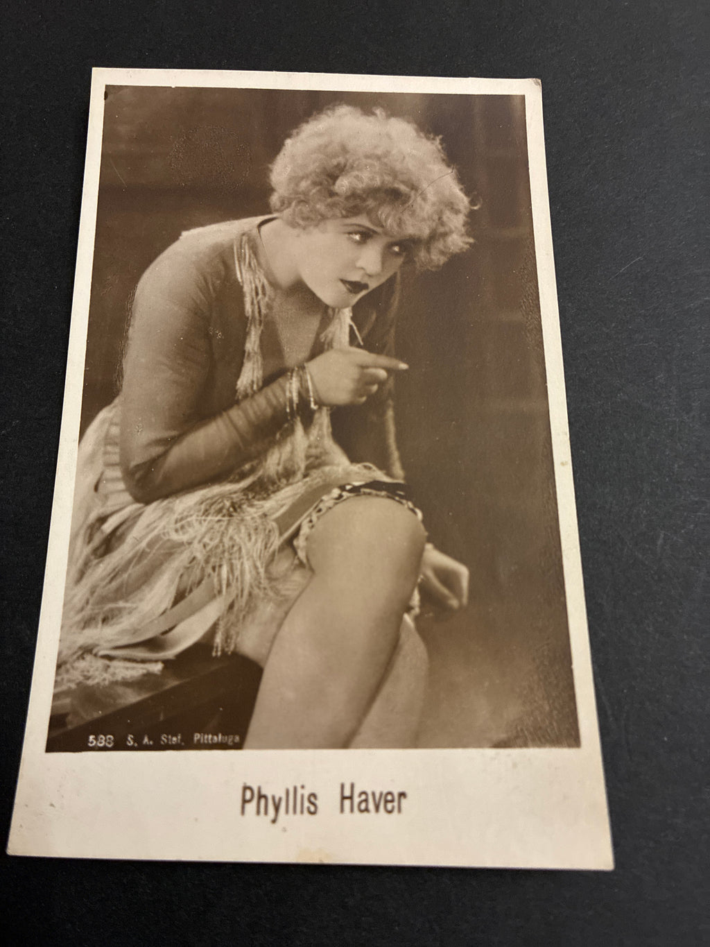 Rara Cartolina Vintage Phyllis Haver - Cinema Muto - Edizioni G. B. Falci Milano / S. A. Stefano Pittaluga (1928)