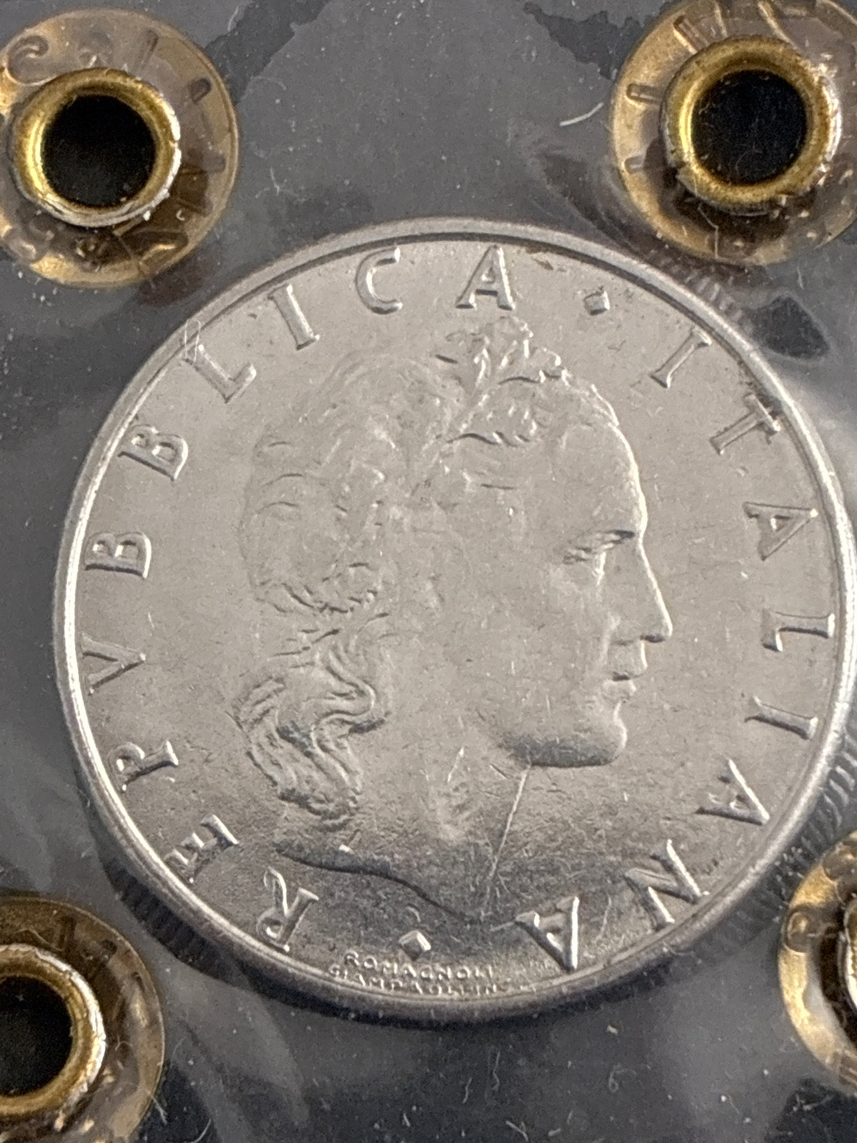 Moneta 50 Lire 1989 BB con errore di conio periziata Zilli