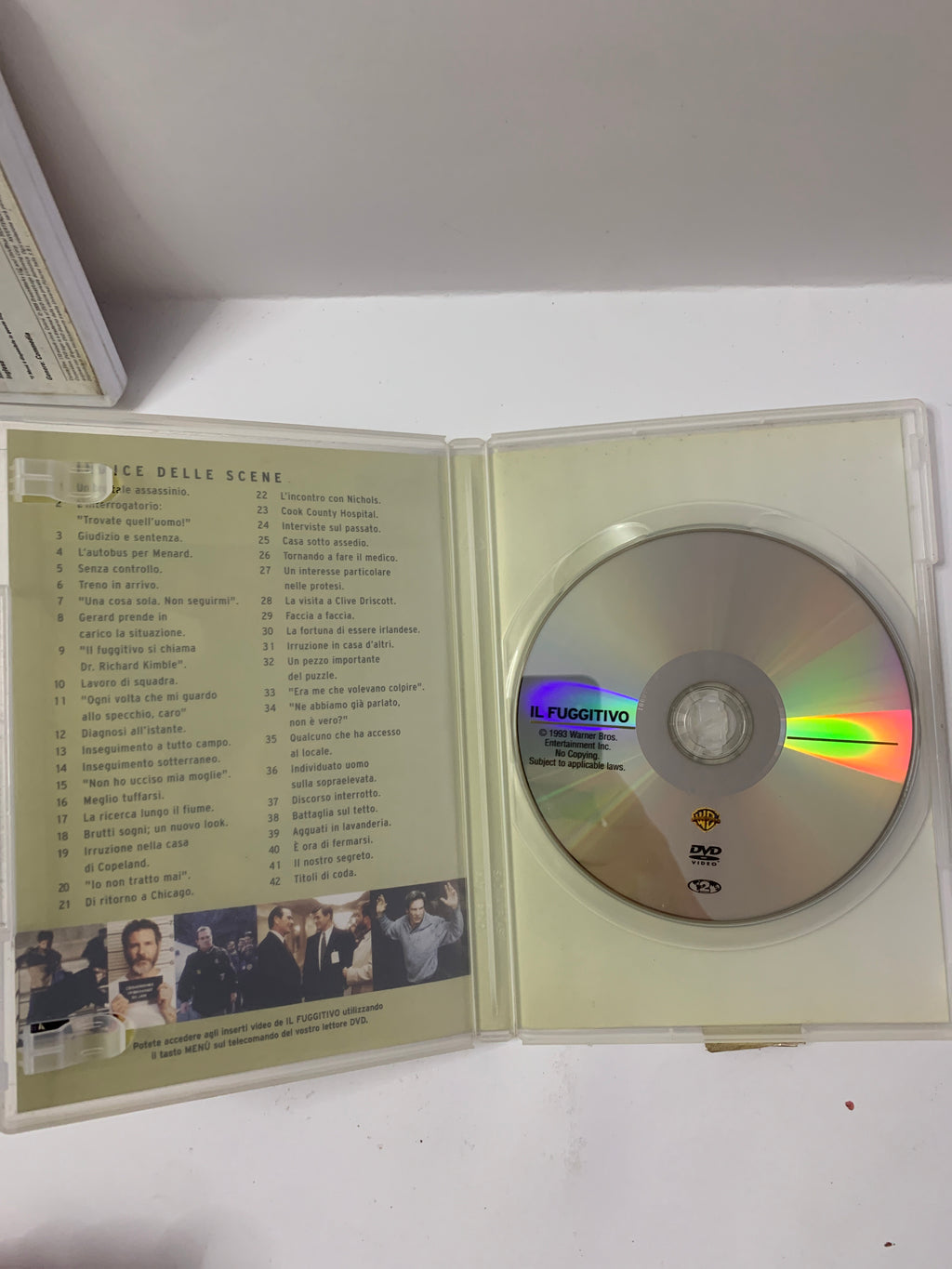 Lotto 2 DVD Film Cinema - Il Fuggitivo e Mi Presenti i Tuoi?
