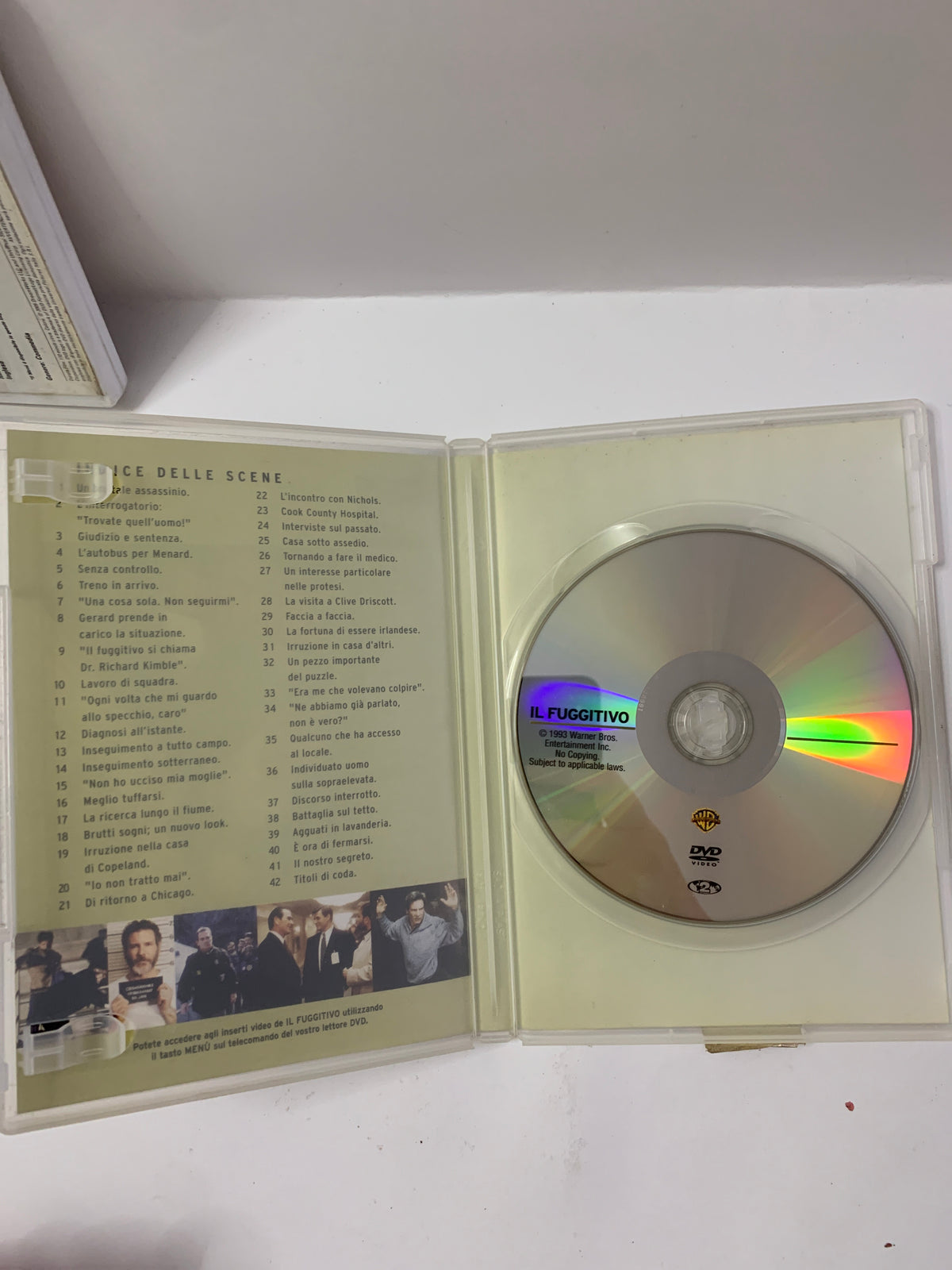 Lotto 2 DVD Film Cinema - Il Fuggitivo e Mi Presenti i Tuoi?