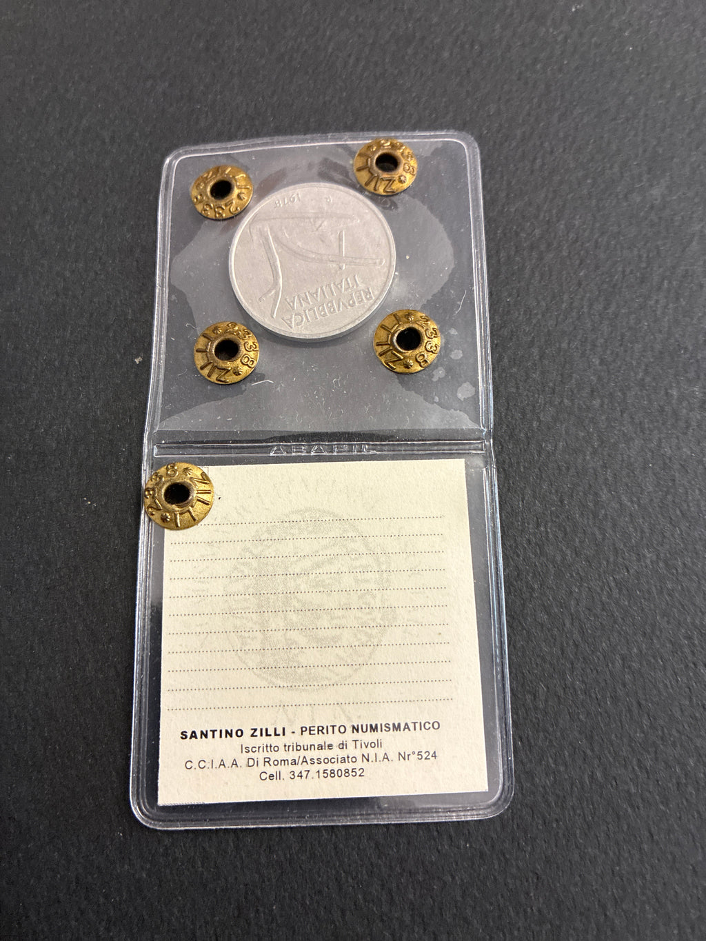 Moneta 10 Lire 1978 BB con errore di conio periziata Zilli