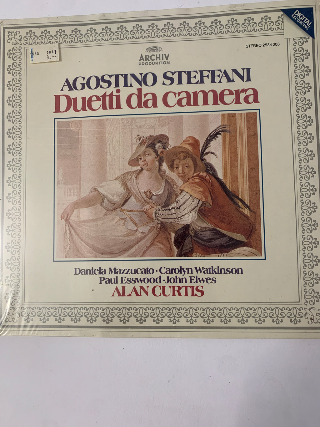 Agostino Steffani: Duetti Da Camera – Alan Curtis (Archiv Produktion – 2534 008)