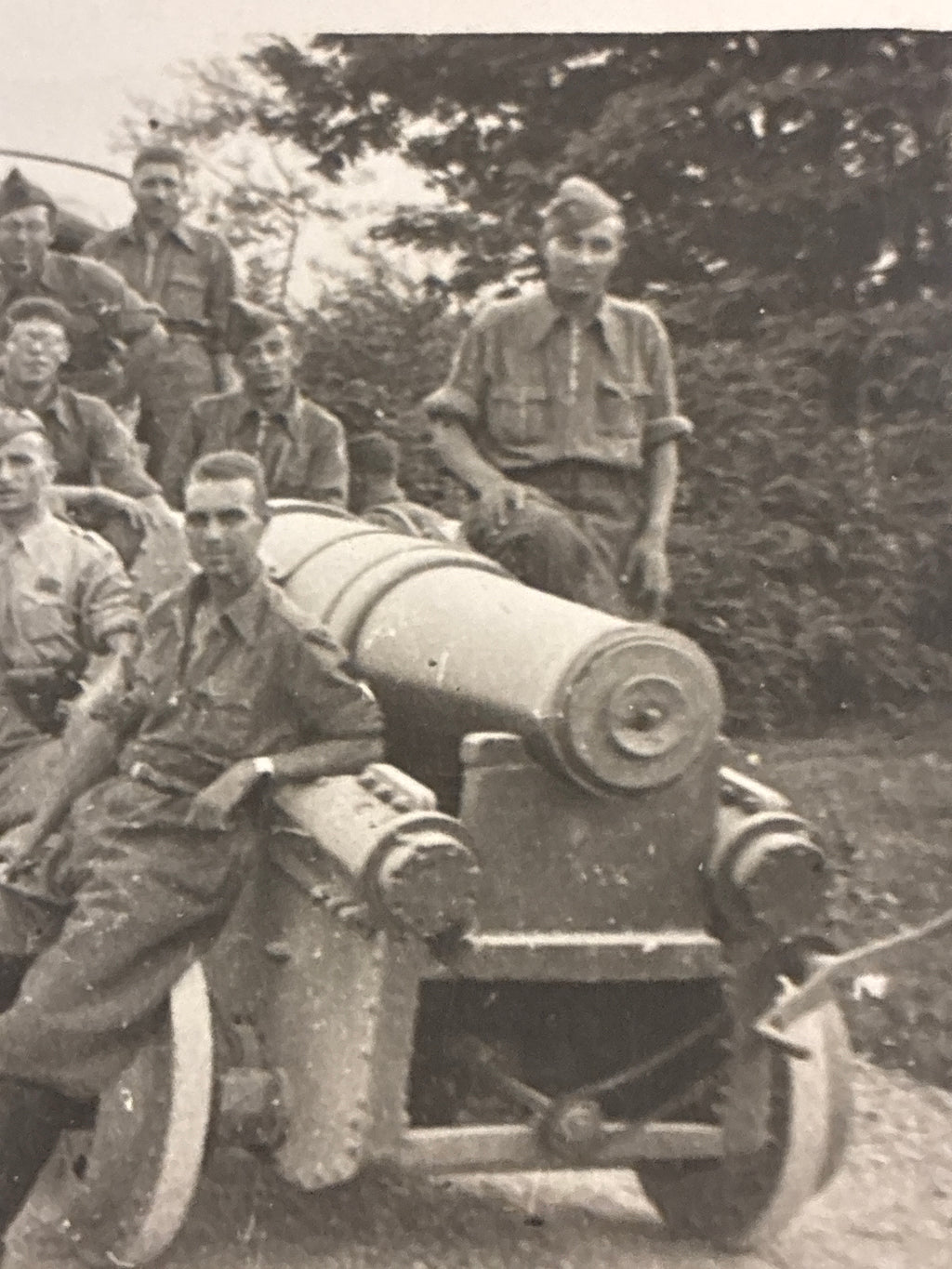 Foto Epoca WW2 Regio Esercito Italiano Artiglieria Obice 149 Motorizzato 9x7 cm