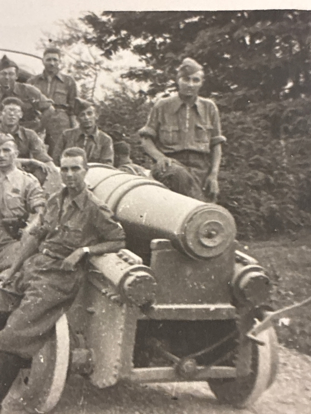 Foto Epoca WW2 Regio Esercito Italiano Artiglieria Obice 149 Motorizzato 9x7 cm