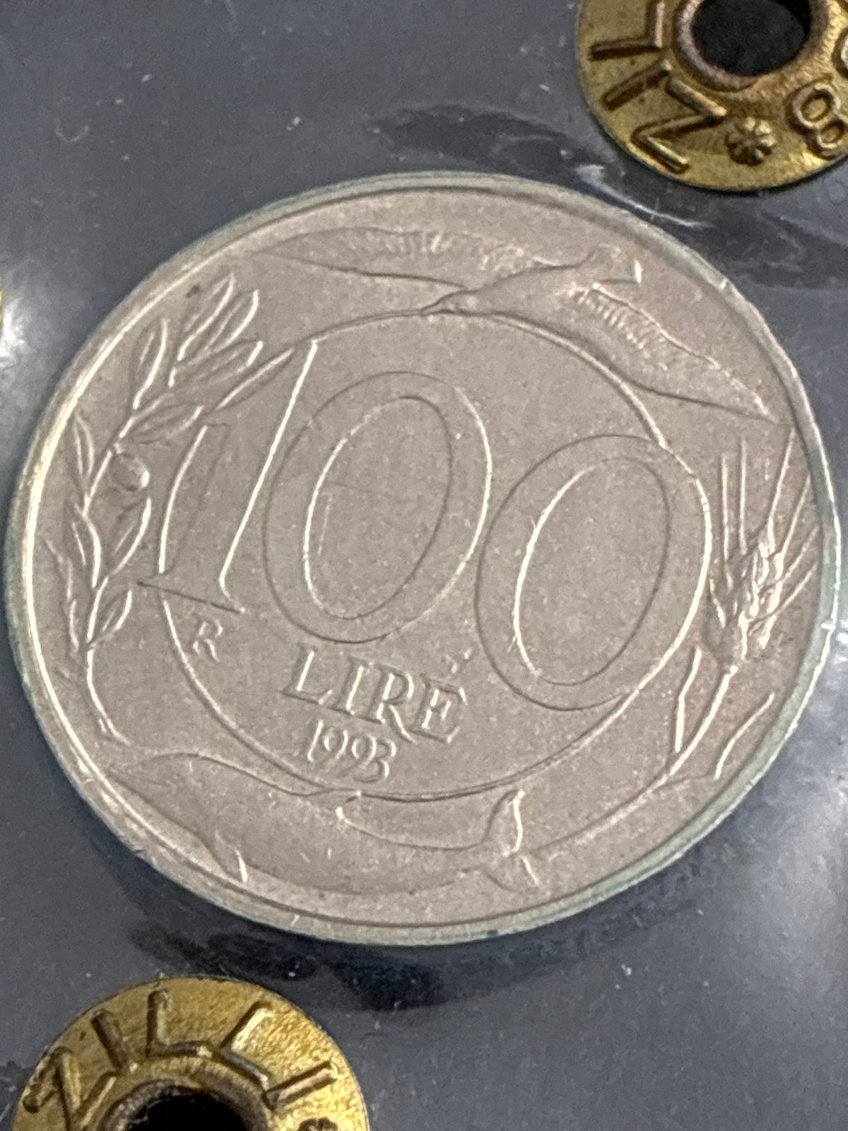 Moneta 100 Lire 1993 BB con errore di conio (IBRIDA) periziata Zilli