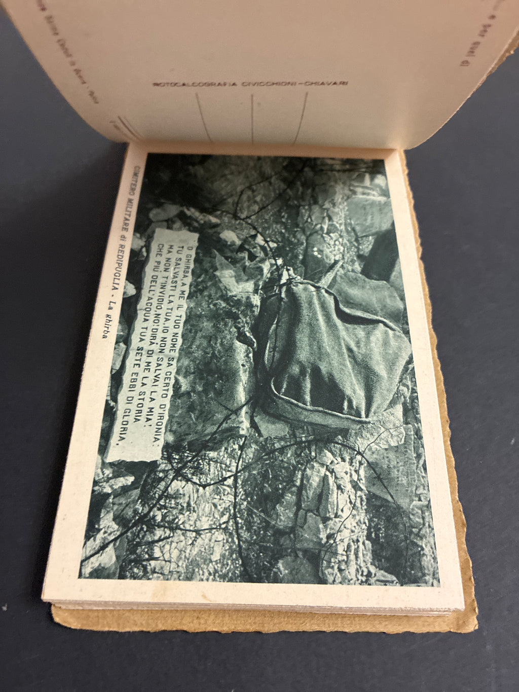 Raro Libretto 15 Cartoline Redipuglia Cimitero Invitti 3 Armata Timbro Epoca