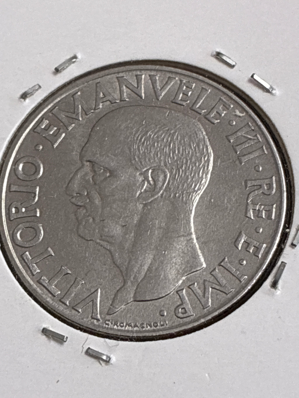 1 lira 1941 Impero Moneta in Alta Conservazione Classificata Non Comune