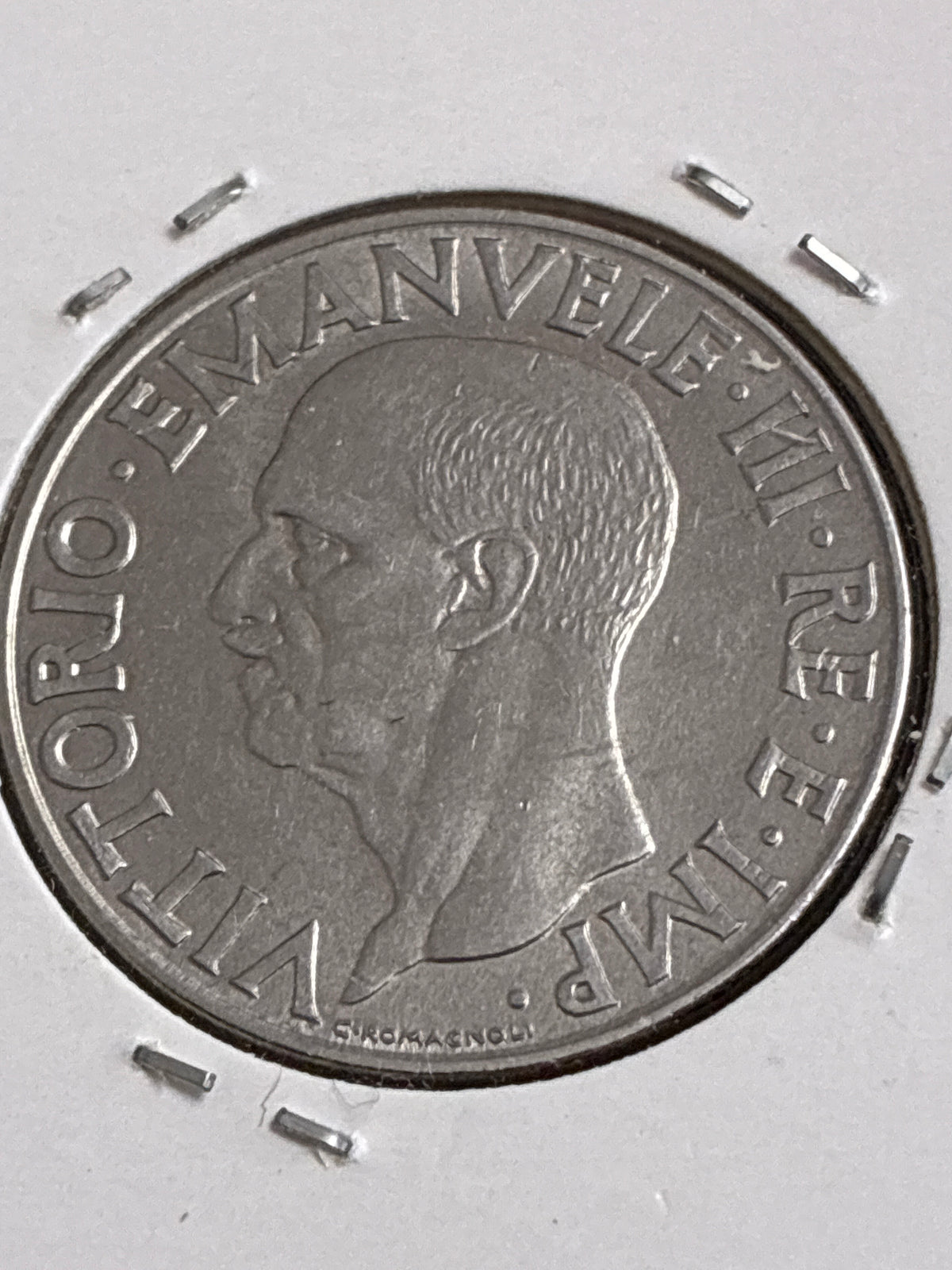 1 lira 1941 Impero Moneta in Alta Conservazione Classificata Non Comune