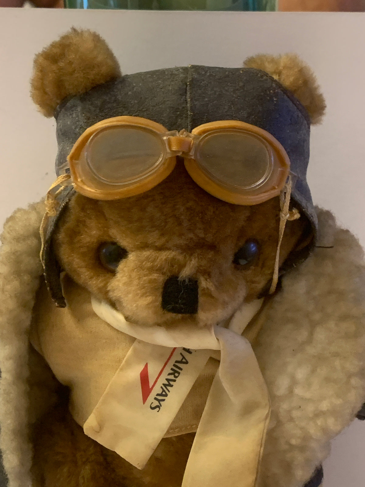 Orsetto Pilota British Airways Vintage - Peluche Aviatore Memorabilia Aerea Anni '90
