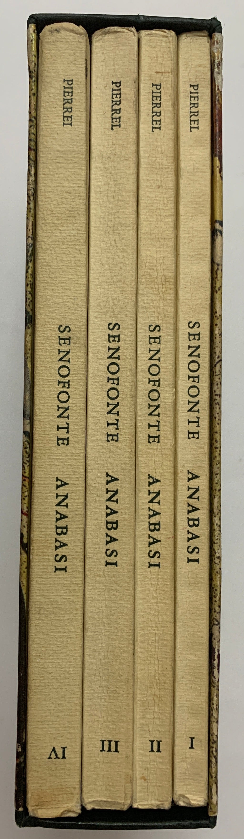 Libro Senofonte - Anabasi: La Spedizione di Ciro - Opera Completa in 4 Volumi con Cofanetto - Edizione Pierrel