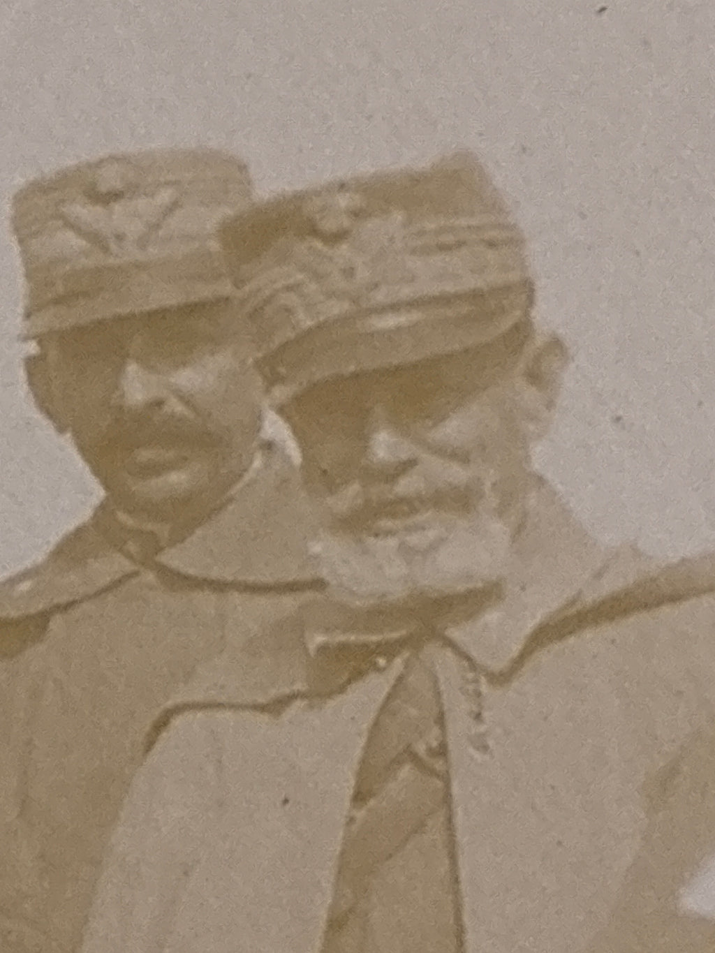 Foto Epoca Re Vittorio Emanuele III e il Duca d'Aosta Emanuele Filiberto della Terza Armata