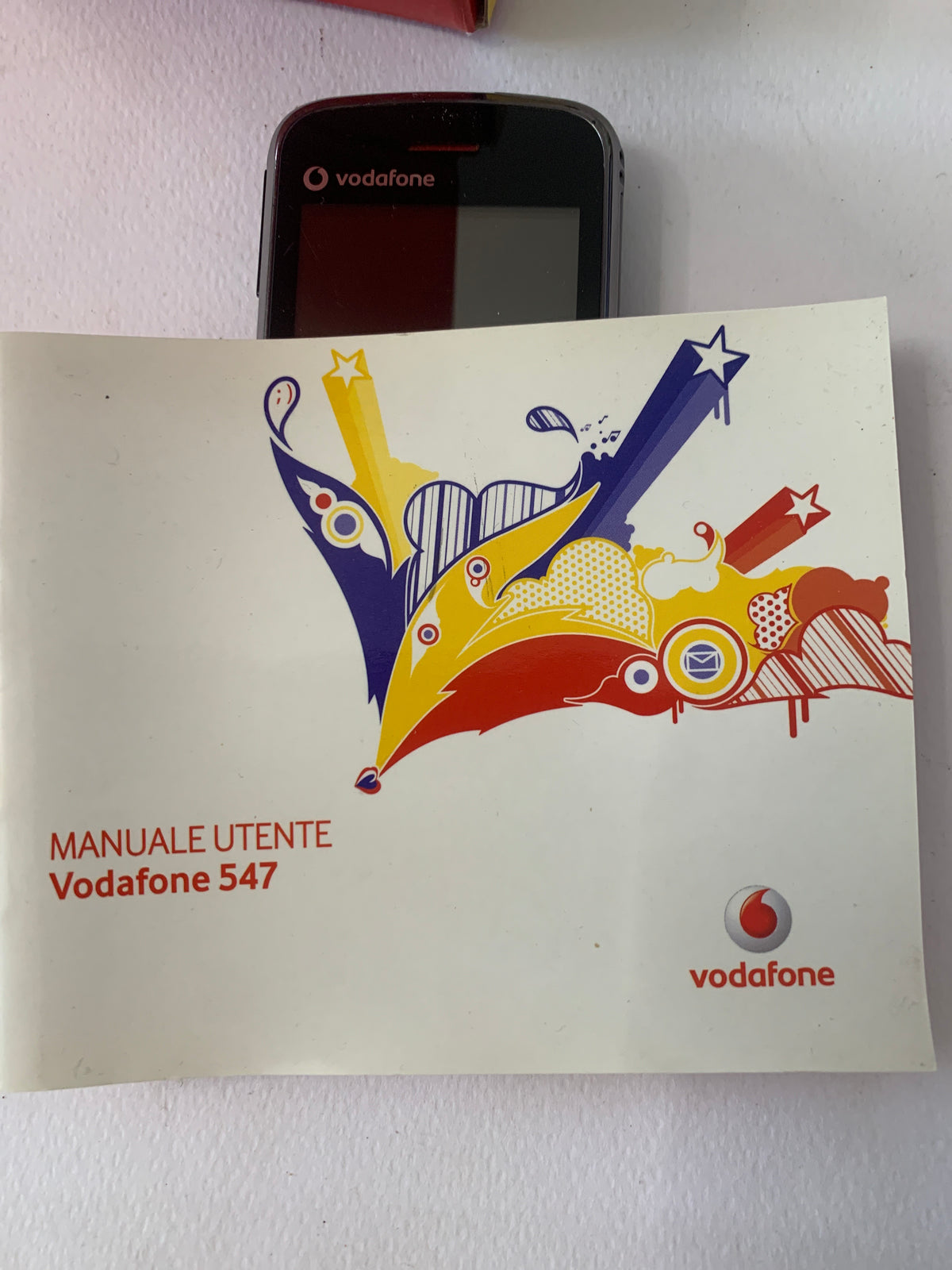 Telefono Cellulare Vodafone 547 Touchscreen Completo di Scatola e Accessori Originali