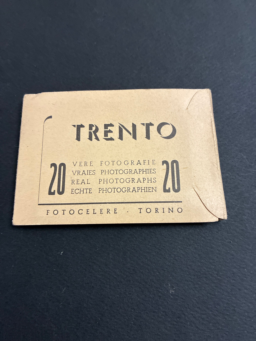 vintage "Trento - 20 Vere Fotografie" (Fotocelere Torino, anni '30/'50)