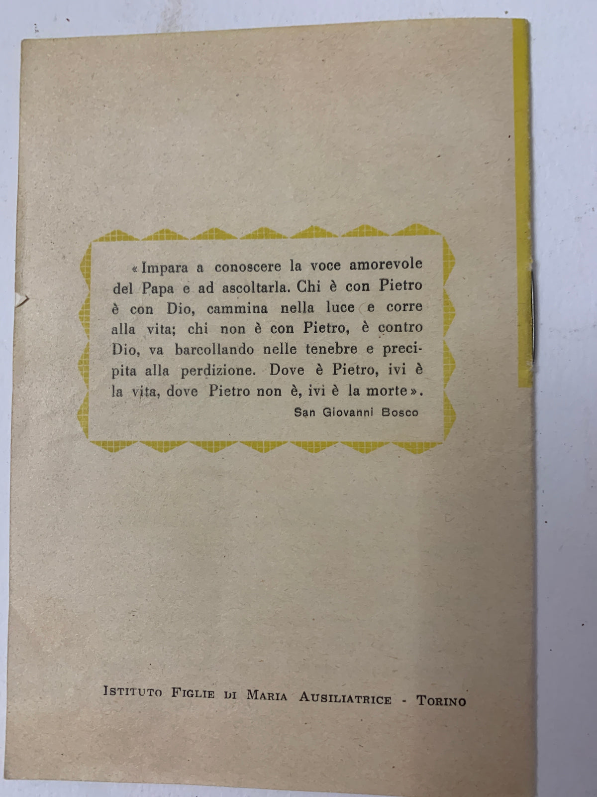 Libretto d'Epoca "Memorabile Incontro con Pietro" - 24 Marzo 1957 Papa Pio XII