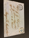 Lettera del Regno d'Italia (1863) con 15 c. del secondo tipo ex coll. Curzio Batini, da Massa Marittima a Bagni di Montecatini