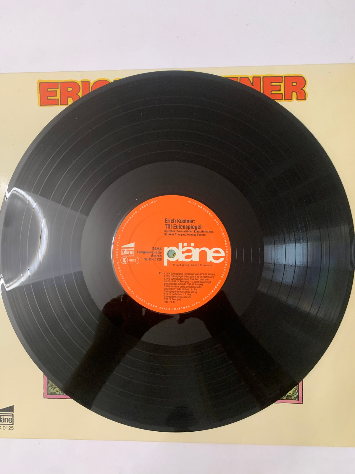 Erich Kästner erzählt Till Eulenspiegel - LP Vinile Fiaba/Hörspiel (1978, Pläne DK 0125, Germania)