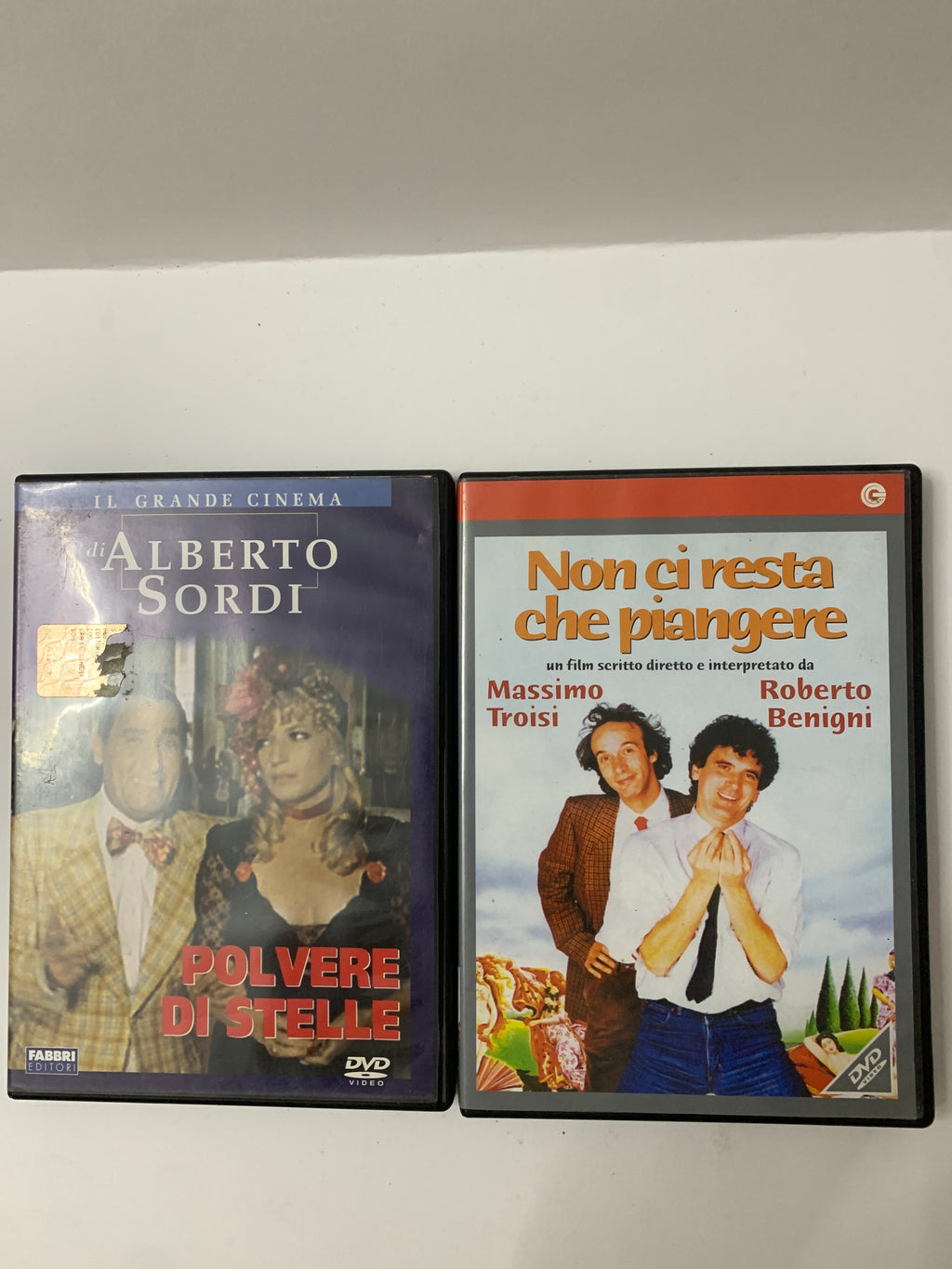 Lotto 2 DVD Commedia Italiana - Polvere di Stelle e Non Ci Resta Che Piangere