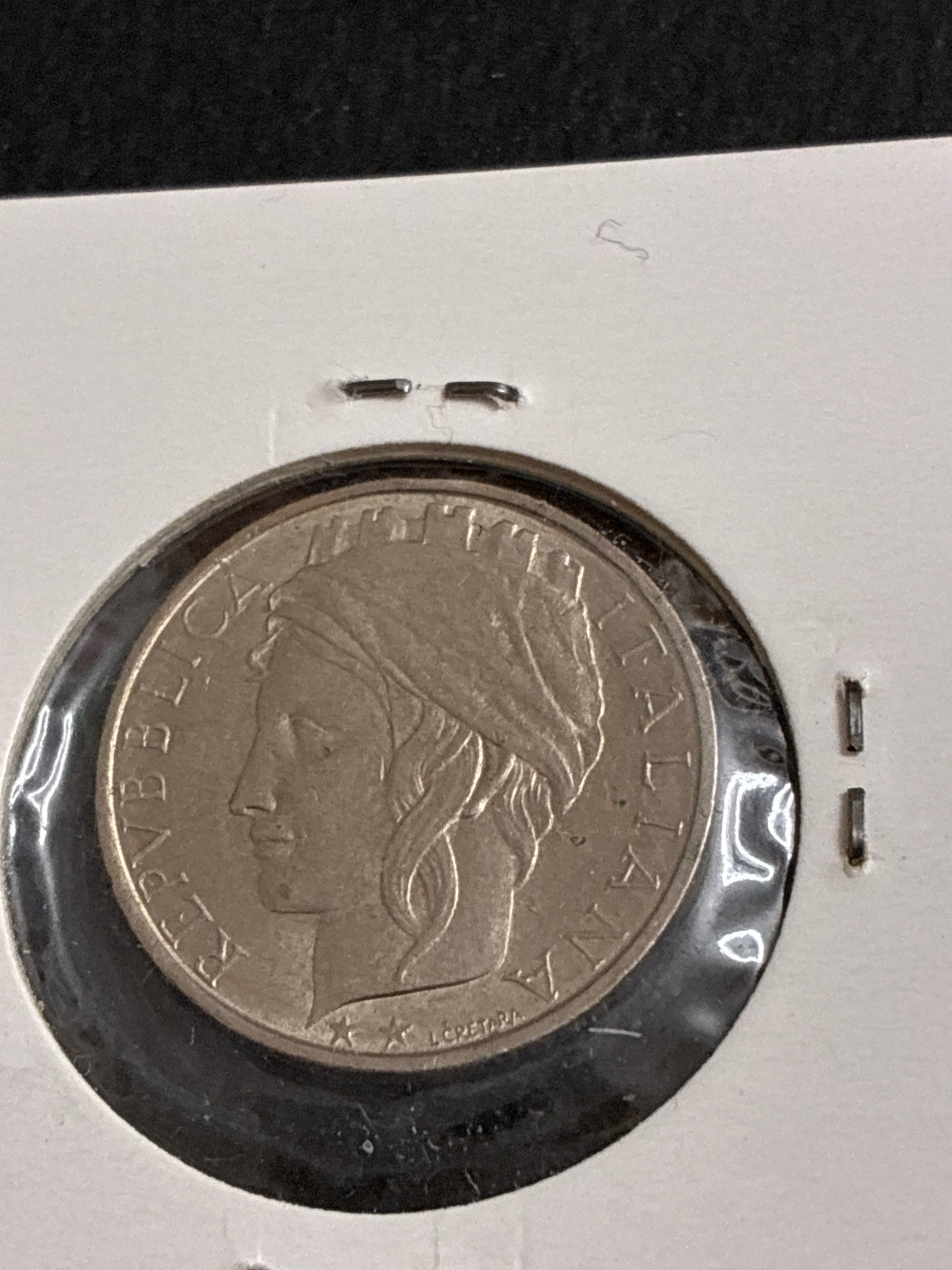 100 Lire 1998 Italia Turrita (Piccola) Repubblica Italiana - Errore di conio Rottura della Grondaia
