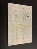 Lettera del Regno d'Italia (1863) con 15 c. del secondo tipo ex coll. Curzio Batini, da Livorno a Massa Marittimak