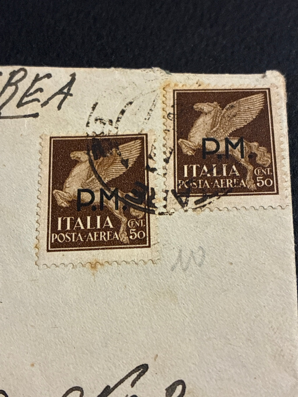 Lettera Posta Militare 82 Grecia 1943 - Destinazione Via Roma Libera 3 (Trastevere) e Testo Gavetta