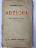 Libro Vintage Alessandro Manzoni - Adelchi (Società Editrice Internazionale - SEI)