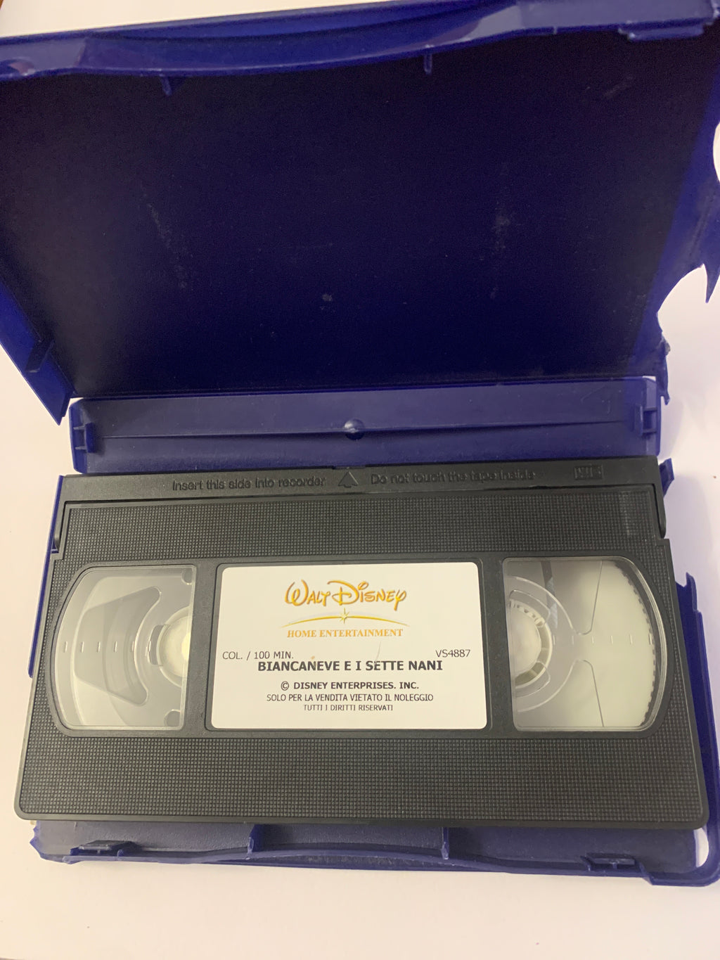 Lotto 4 VHS Classici Walt Disney - Il Gobbo di Notre Dame II, Pocahontas, Red e Toby, Biancaneve