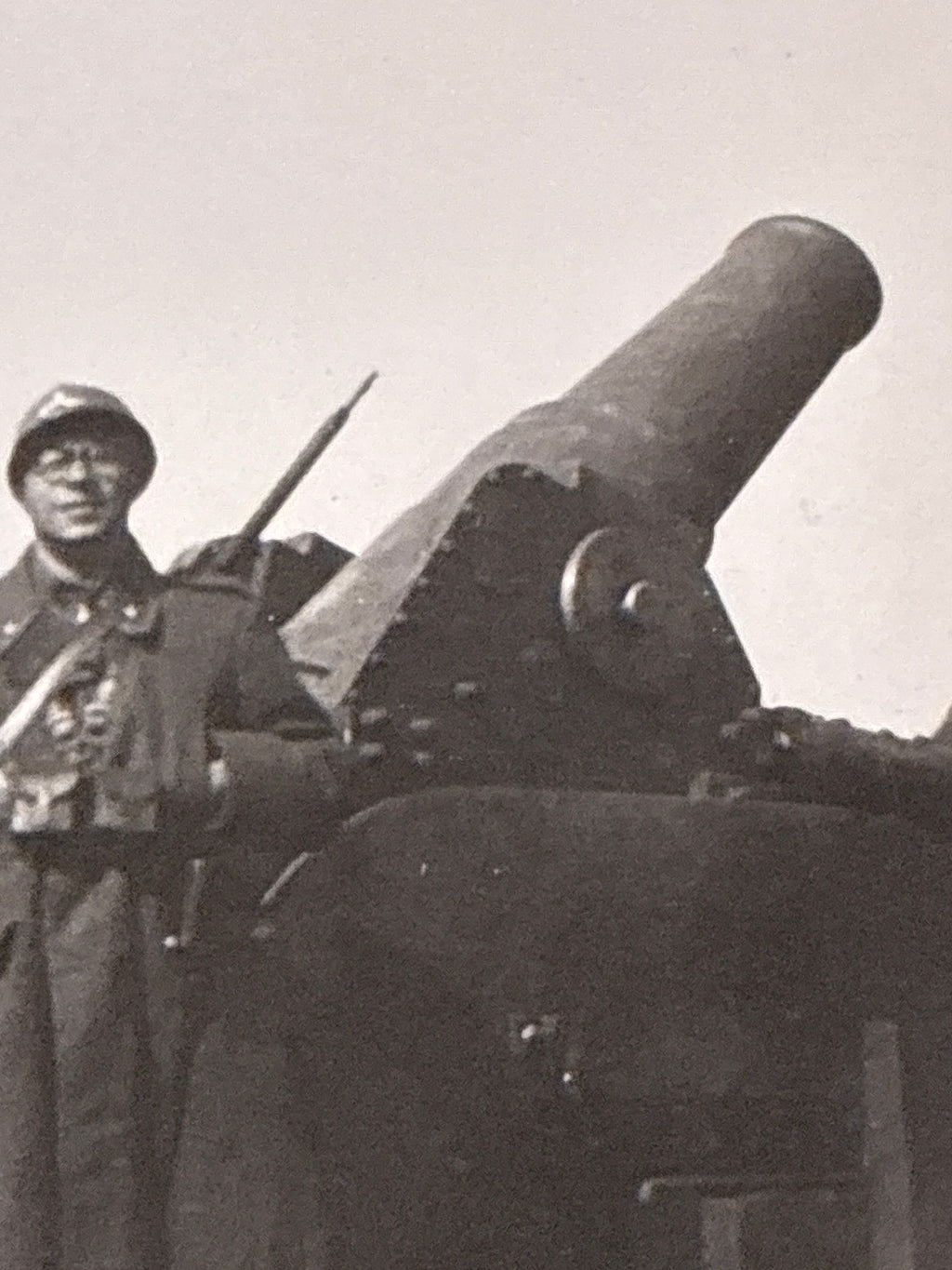 Artiglieria Regio Esercito Fotografia Epoca 1940 Carlo Dabalà in Divisa su Carta Agfa Lupex