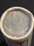 5 lire 1983: Rotolino originale della Zecca da 50 pezzi in Fior di Conio