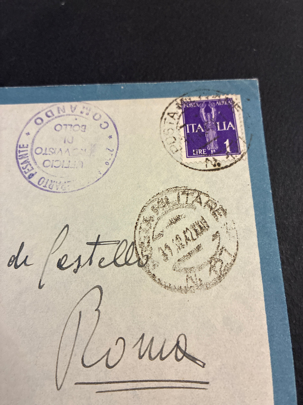 Posta militare dall'ARMIR: lettera del 30 ottobre 1942, tre settimane prima della grande controffensiva sovietica