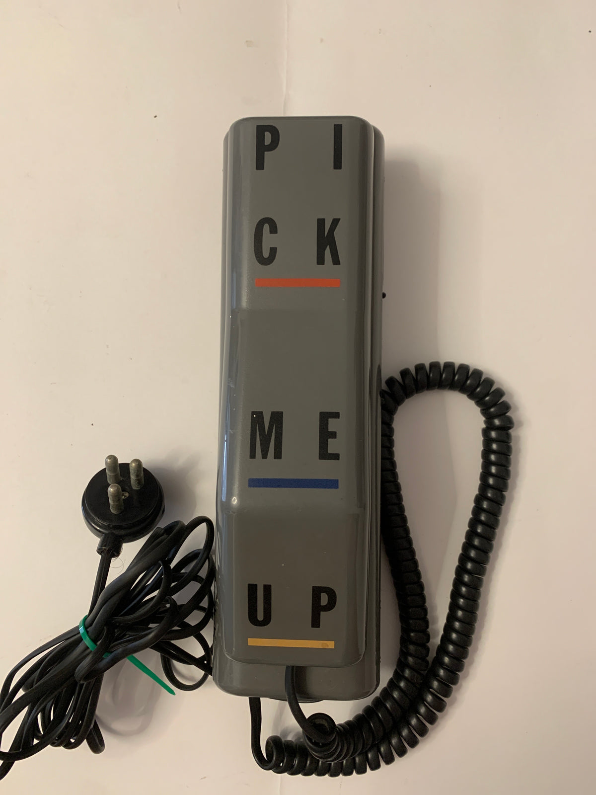Telefono vintage Swatch Twin Phone Deluxe grigio con doppia cornetta anni '80/'90
