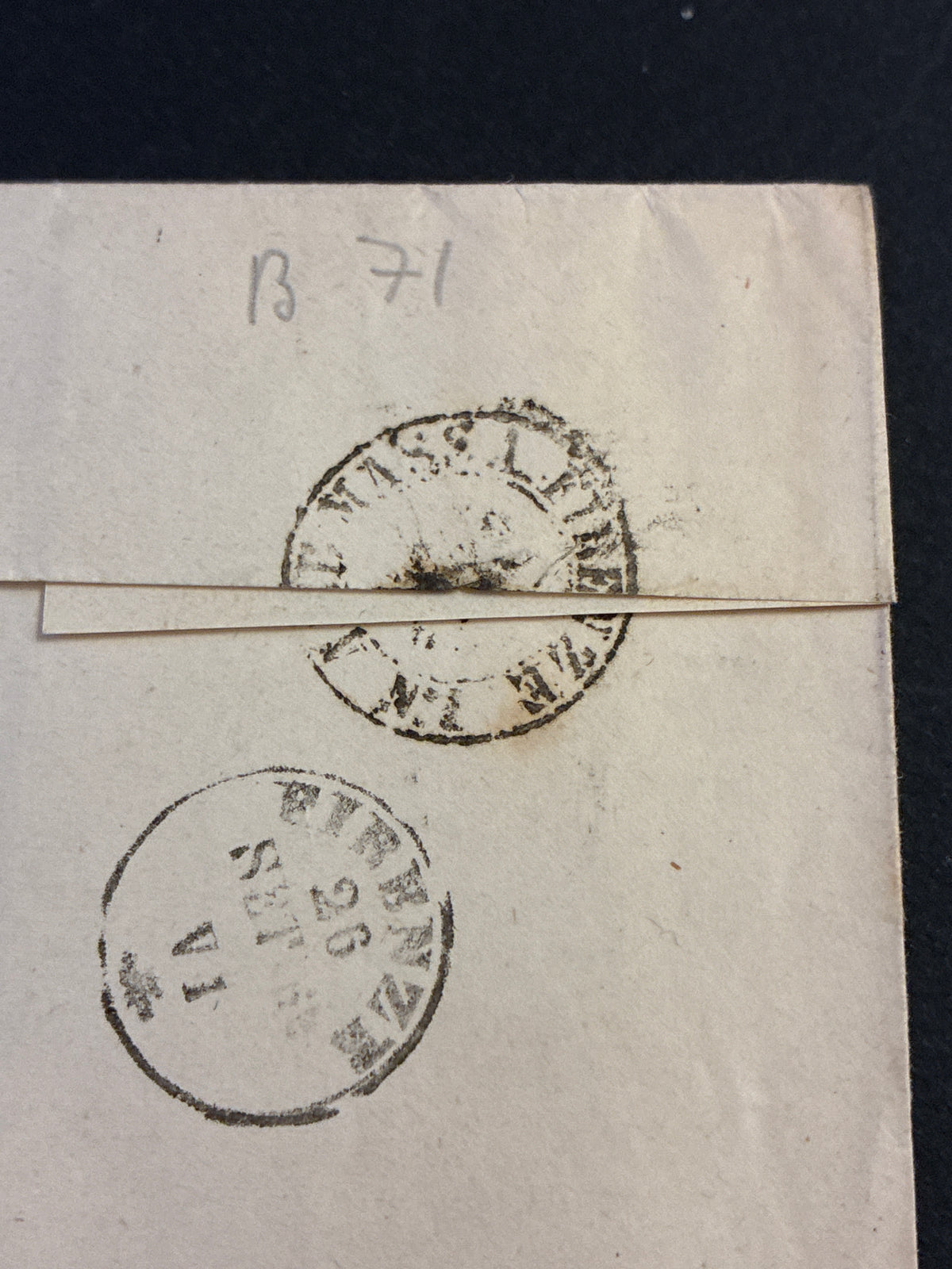 REGNO D'ITALIA 1863 - Lettera da Prato per Firenze con 15 Centesimi Litografico II Tipo+ Ambulante