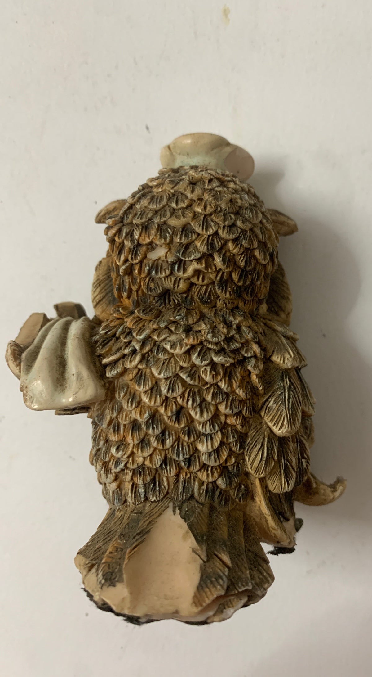 Statuetta Gufo Cuoco Chef in Resina - Soprammobile Decorativo da Cucina Vintage