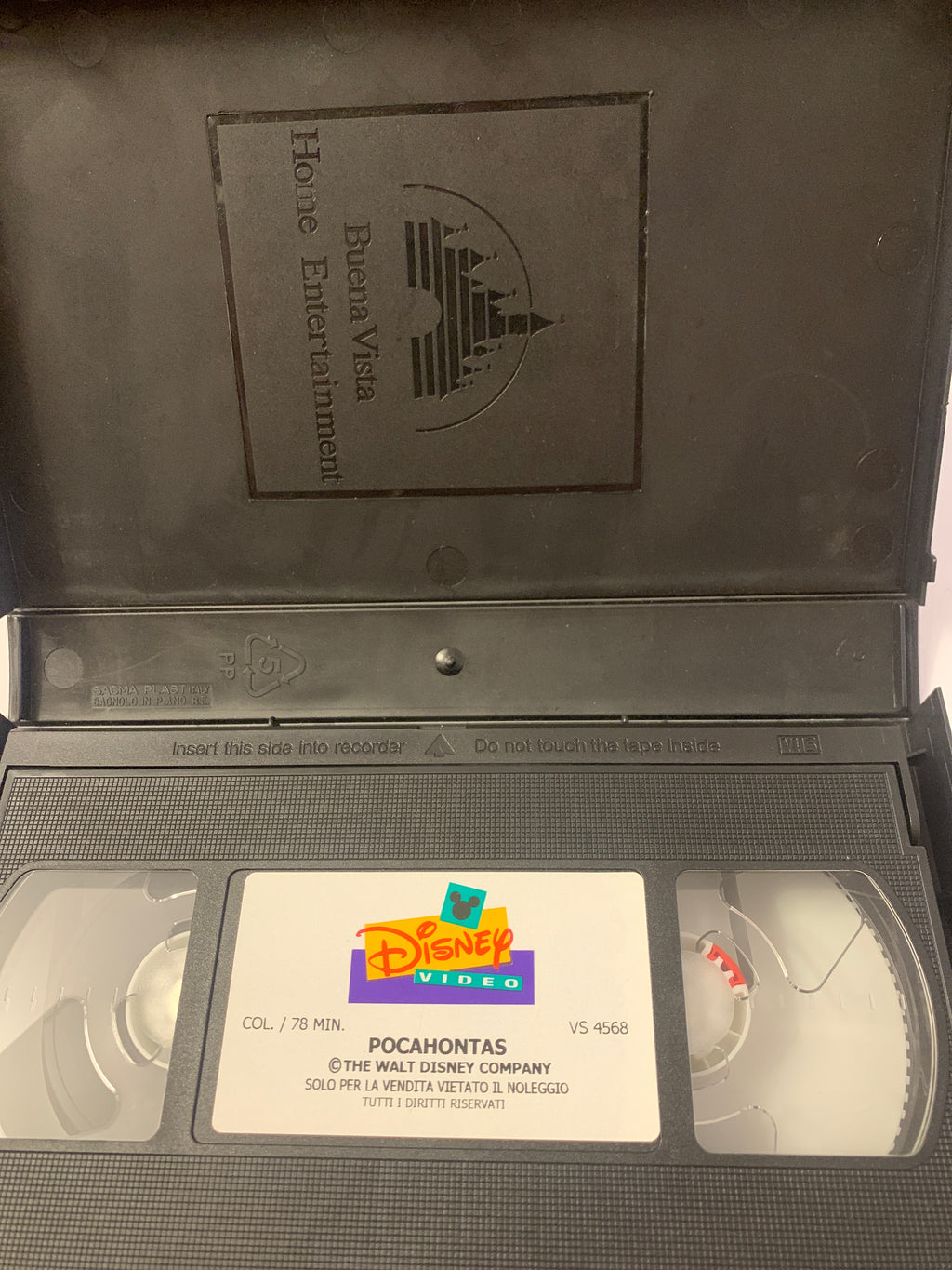 Lotto 4 VHS Classici Walt Disney - Il Gobbo di Notre Dame II, Pocahontas, Red e Toby, Biancaneve