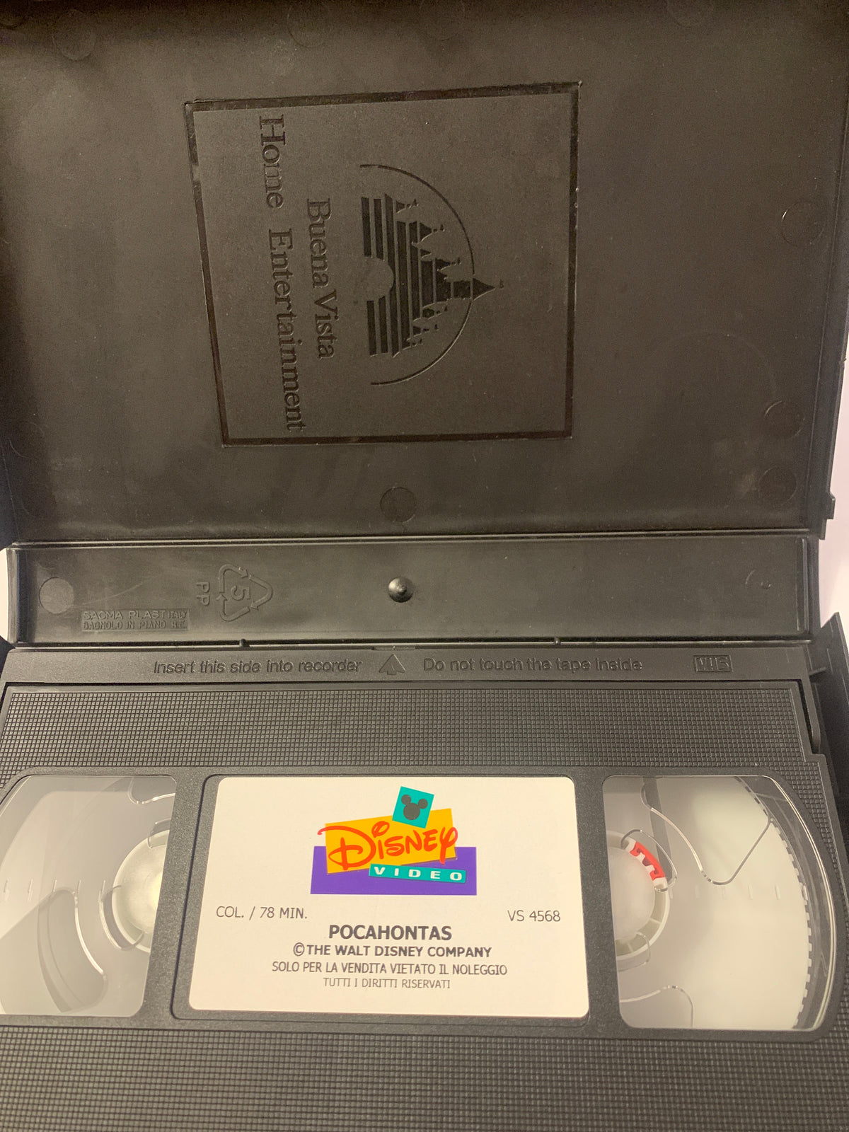 Lotto 4 VHS Classici Walt Disney - Il Gobbo di Notre Dame II, Pocahontas, Red e Toby, Biancaneve