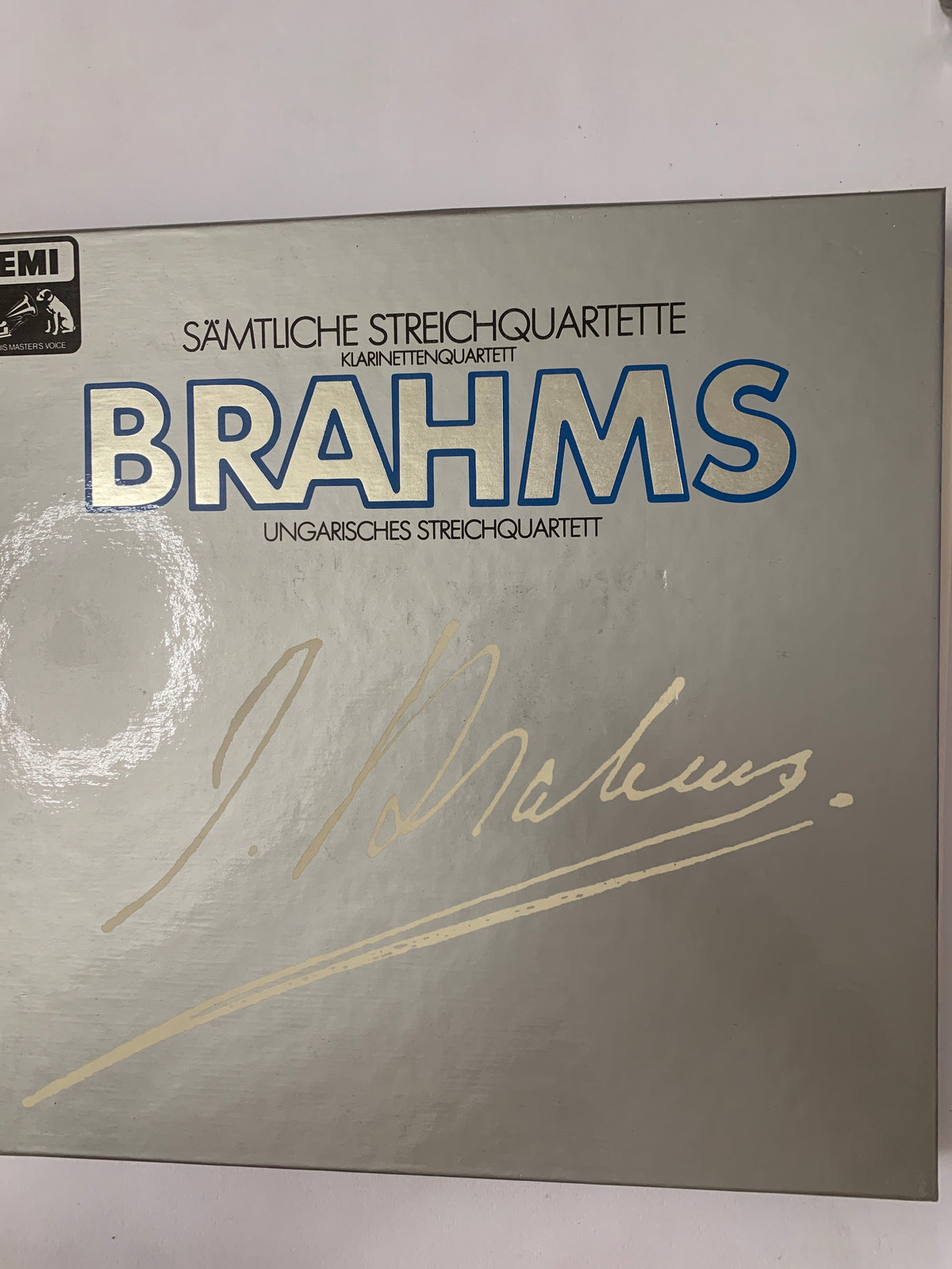 Brahms: Sämtliche Streichquartette & Klarinettenquintett - Ungarisches Streichquartett (Cofanetto 3 LP EMI)