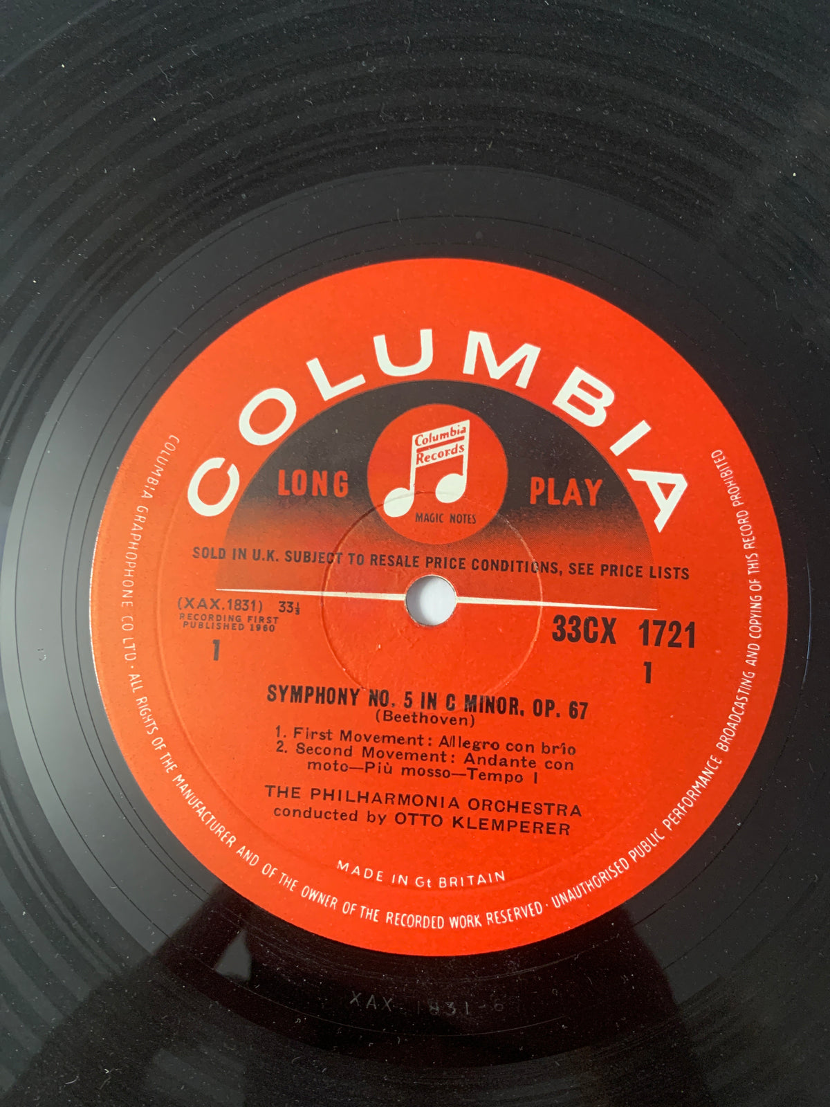 Beethoven - Symphony No. 5 in C minor, Op. 67 / Overture 'King Stephen' Op. 117 (Otto Klemperer / Philharmonia Orchestra)