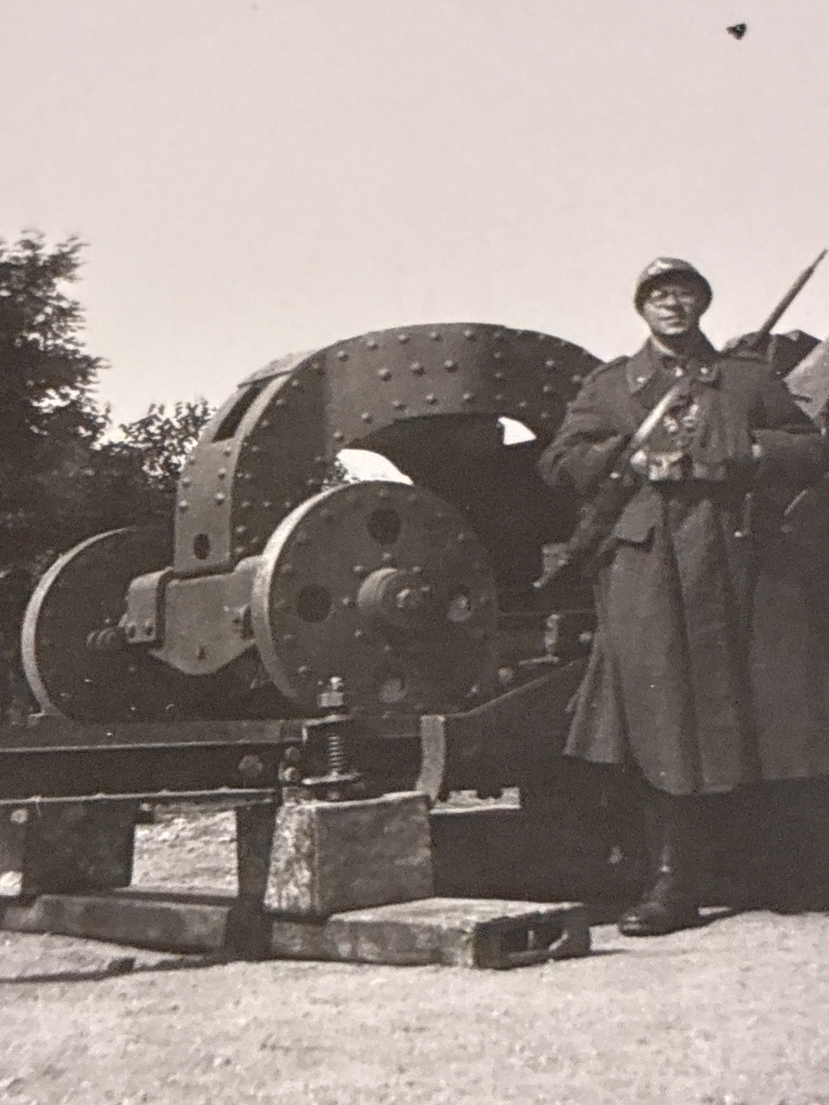 Artiglieria Regio Esercito Fotografia Epoca 1940 Carlo Dabalà in Divisa su Carta Agfa Lupex