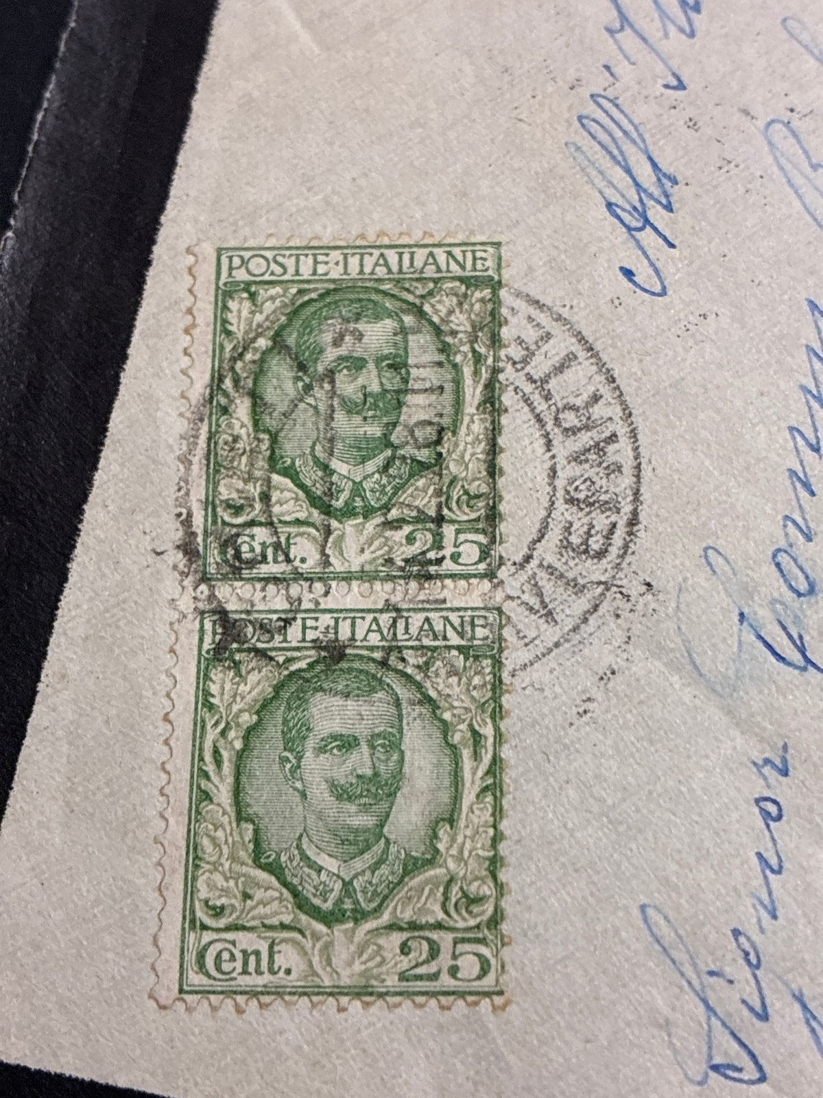 Regno - Lettera di lutto viaggiata il 14/2/28