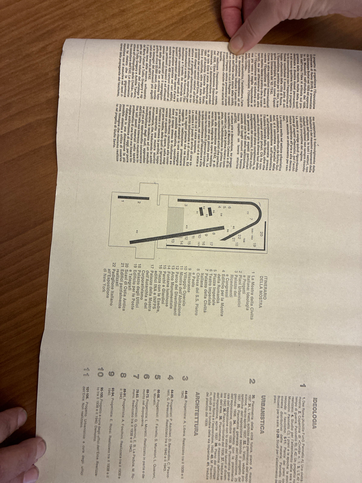 Raro Lotto Archivio Mostra E42 Roma 1987 Manifesto Grande + Opuscolo + Documenti