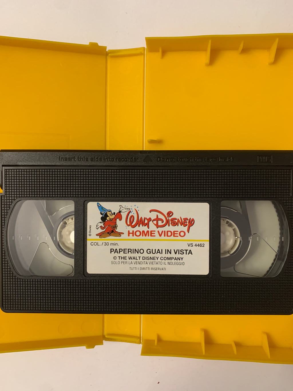 VHS "Paperino guai in vista" – Disney Cartoon Classics