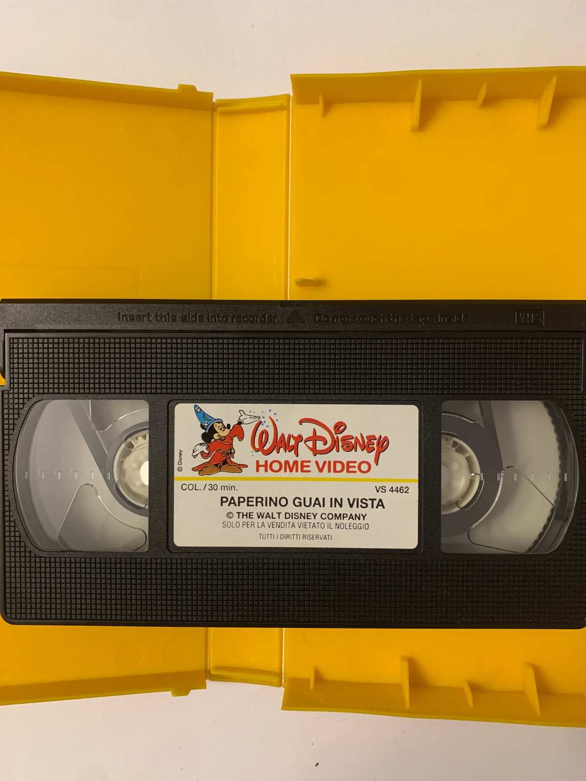VHS "Paperino guai in vista" – Disney Cartoon Classics