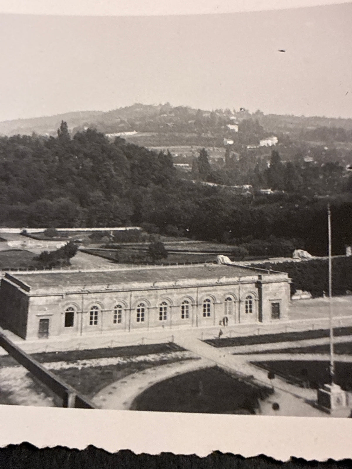 FOTO EPOCA ANNI 30 COMO ARCHITETTURA RAZIONALISTA PISCINA OLIMPIONICA SINIGAGLIA