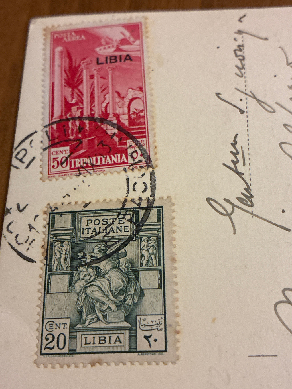 Cartolina Libia 1941 - Tripoli Giardini Pubblici - Edizioni Foto Genah - Viaggiata per Avezzano