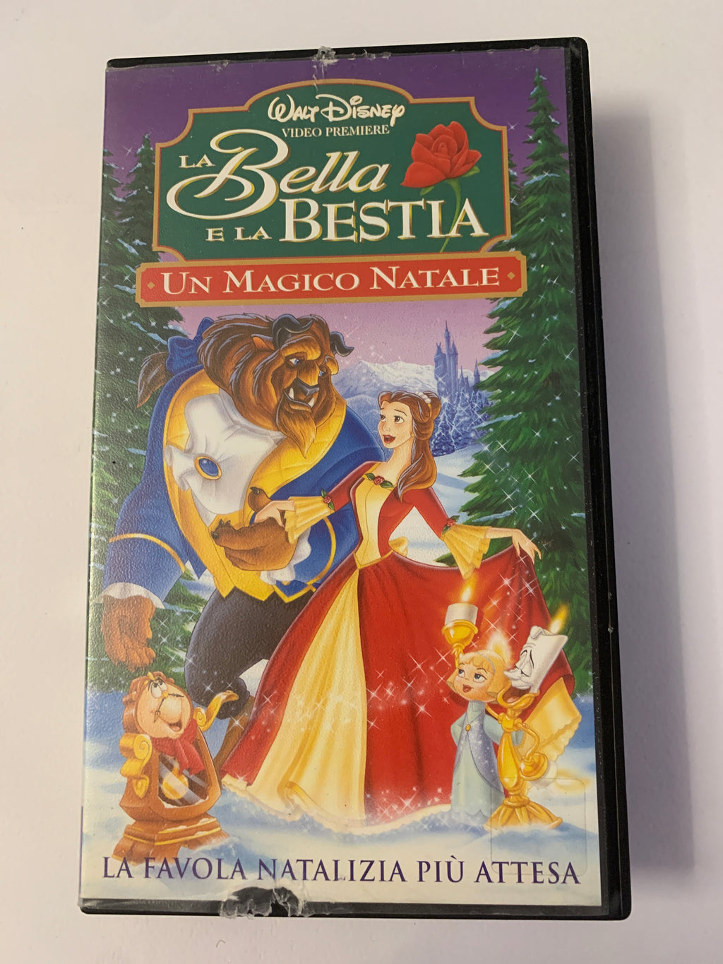 Lotto 2 VHS Walt Disney - La Bella e la Bestia (Edizione Speciale) + La Bella e la Bestia - Un Magico Natale